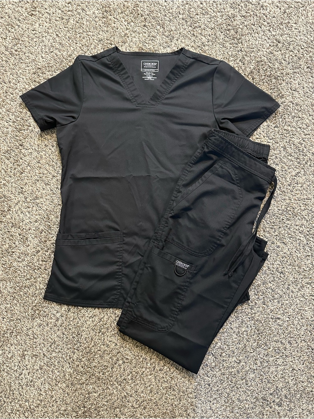 Cherokee Women’s Black Scrub Set